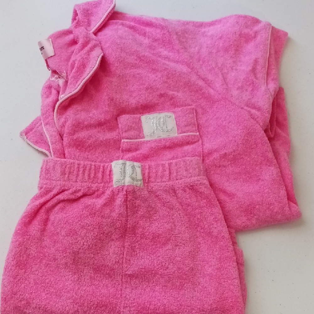 Juicy Couture Pink Terry Set